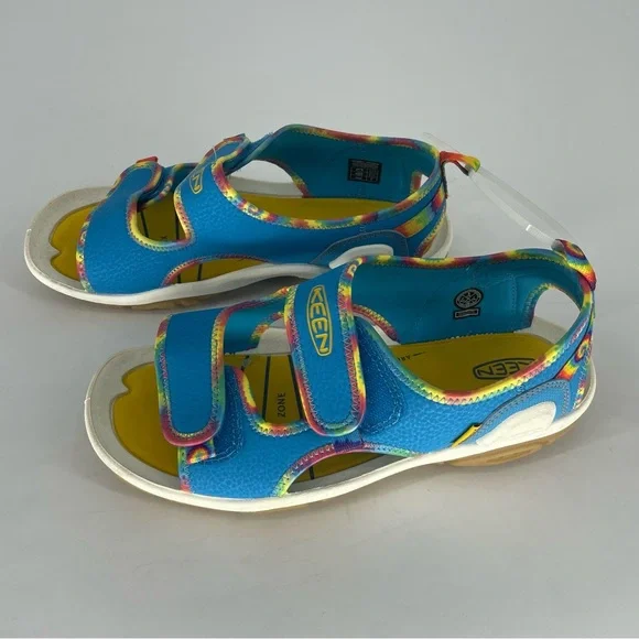 KEEN NEW KNOTCH CREEK TIE DYE RAINBOW BLUE WATER HIKING SANDALS 5 - Picture 5 of 10